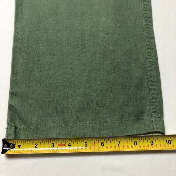 Rip Curl Cotton Wide Leg Green Pants Size 7 - Picture 12 of 12